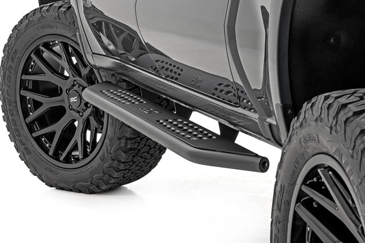 OV2 Running Boards Side Step Bars Crew Cab Silverado/Sierra 1500/2500HD (19-26) Rough Country