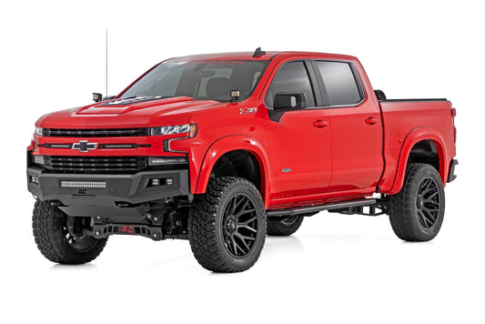 OV2 Running Boards Side Step Bars Crew Cab Silverado/Sierra 1500/2500HD (19-26) Rough Country-1