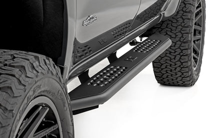 OV2 Running Boards Side Step Bars Crew Cab Silverado/Sierra 1500/2500HD (19-26) Rough Country-4