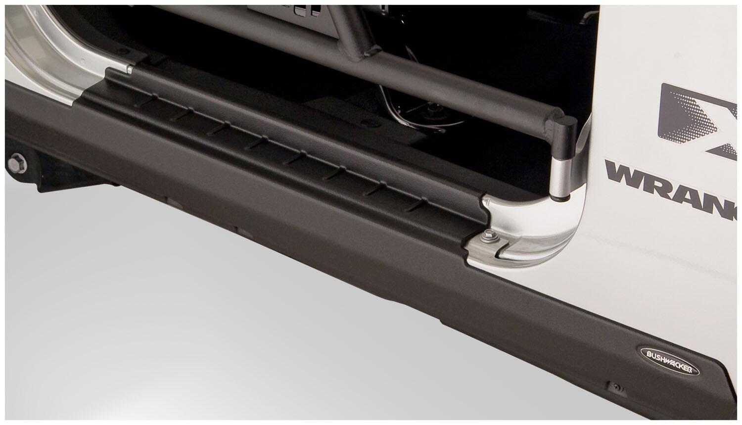 Black Trail Armor Rocker Panel And Sill Plate Covers For 2007-2018 Jeep Wrangler JK 2-Door, Pair Bushwacker-2
