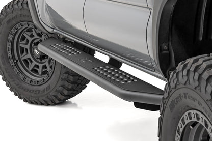 OV2 Running Boards Side Step Bars Crew Cab Toyota Tacoma 2WD/4WD (16-23) Rough Country