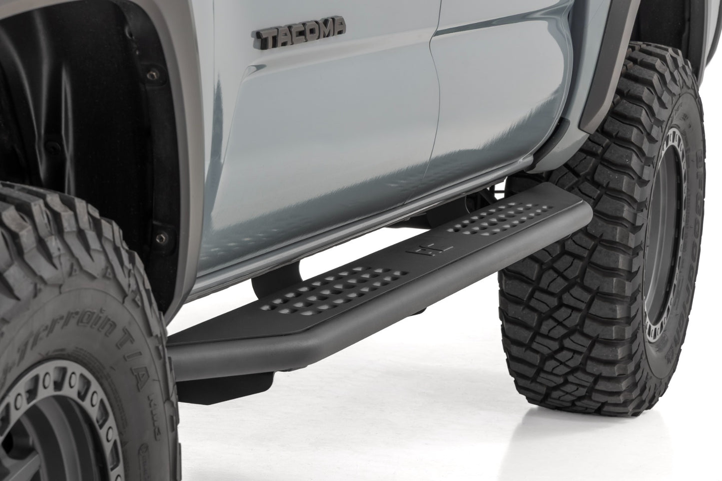 OV2 Running Boards Side Step Bars Crew Cab Toyota Tacoma 2WD/4WD (16-23) Rough Country-1
