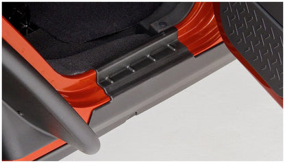 Black Trail Armor Rocker Panel And Sill Plate Covers For 2007-2018 Jeep Wrangler JK Unlimited 4-Door, Pair Bushwacker-2
