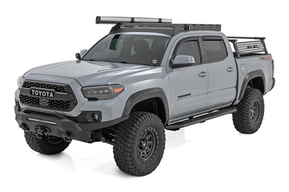 OV2 Running Boards Side Step Bars Crew Cab Toyota Tacoma 2WD/4WD (16-23) Rough Country-3