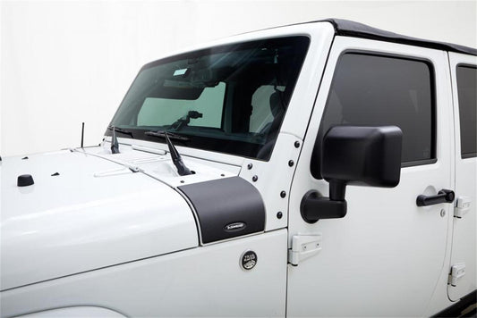 Black Trail Armor Cowl Covers For 2007-2018 Jeep Wrangler JK, 2-Door And 4-Door, Pair Bushwacker