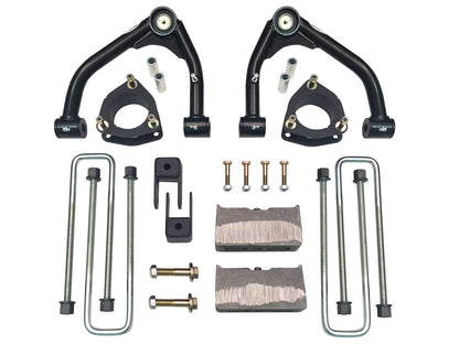 4 Inch Lift Kit 07-18 Silverado/Sierra 1500 2WD Fits Models with 1 piece OE Cast Steel Upper Arms Tuff Country-1