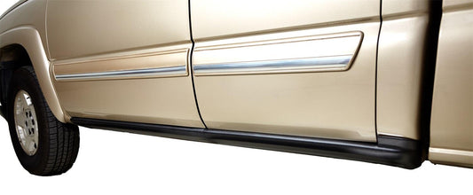 Black Trail Armor Rocker Panel And Sill Plate Covers For 07-13 Silverado/Sierra 1500 07-14 Silverado/Sierra Hd Extended Cab, Pair Bushwacker