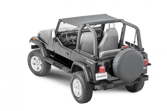 Jeep YJ Bimini Top For 87-95 Jeep Wrangler YJ Black Diamond MasterTop