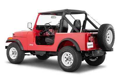 Bimini Top Strap Style 78-86 CJ7 87-91 Wrangler Black Diamond MasterTop-1