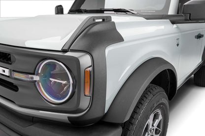 Black Trail Armor Front Corners For 2021-2024 Ford Bronco, Pair Bushwacker-1