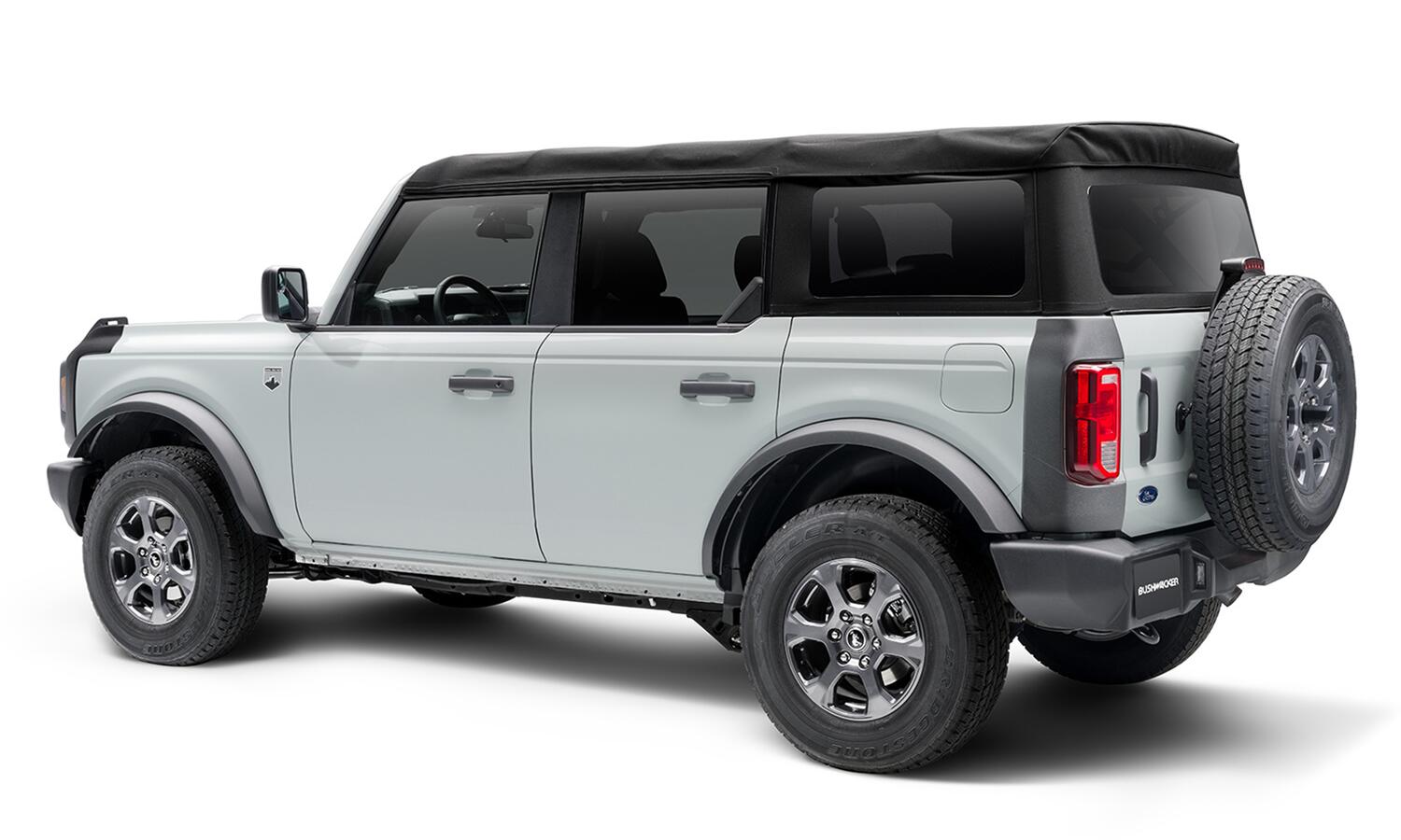 Black Trail Armor Rear Corners For 21-23 Ford Bronco 2 & 4 Dr Bushwacker
