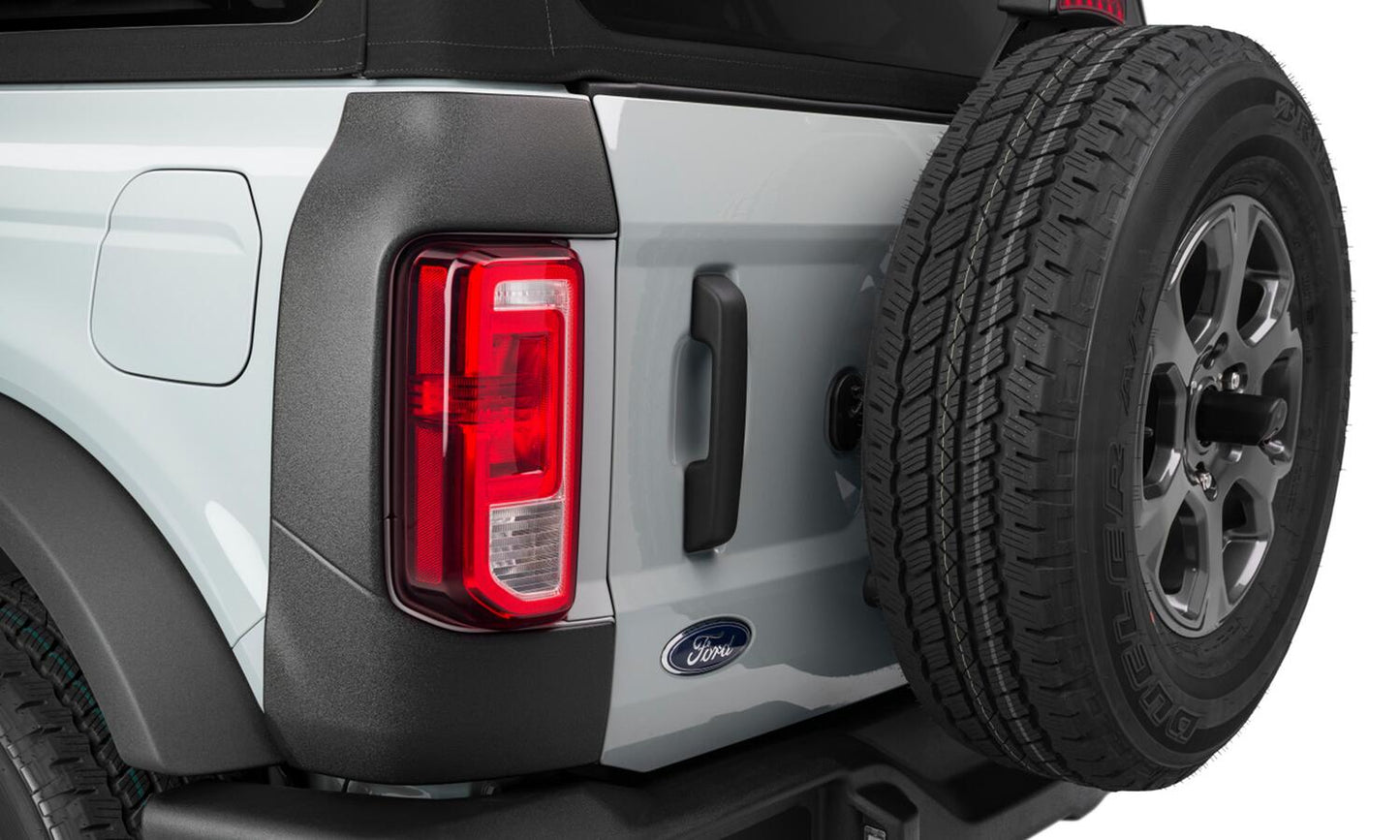 Black Trail Armor Rear Corners For 21-23 Ford Bronco 2 & 4 Dr Bushwacker-1
