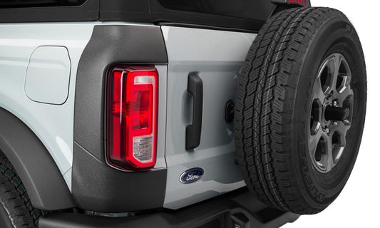 Black Trail Armor Rear Corners For 21-23 Ford Bronco 2 & 4 Dr Bushwacker-1