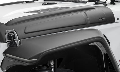 Black Trail Armor Hood Stone Guard For 18-23 Jeep Wrangler JL 2&4 Dr, 20-22 Gladiator Bushwacker-5