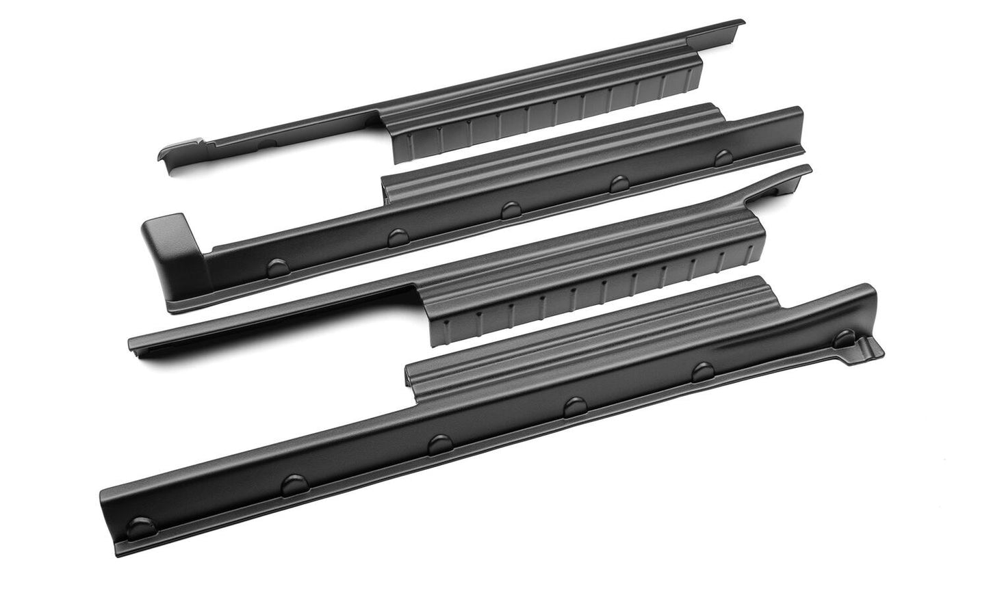 Trail Armor Rocker Panel Black For 07-21 Toyota Tundra, Crewmax Incl. Side Panels/Sill Plate Cover Bushwacker-4