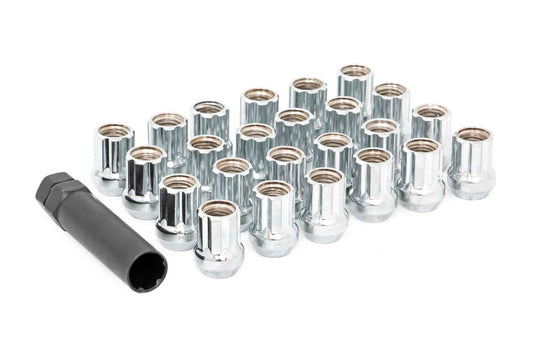 M14 x 1.5 Lug Nut Set of 32 Chrome Open End Rough Country