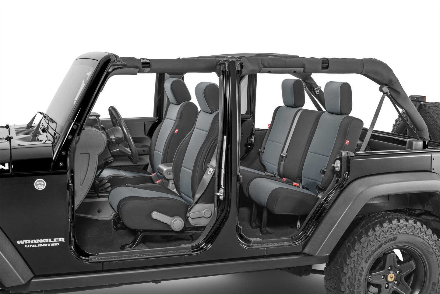 Diver Down Wrangler JK Unlimited Seat Cover for 13-18 Jeep JK Unlimited Neoprene Pair Diver Down