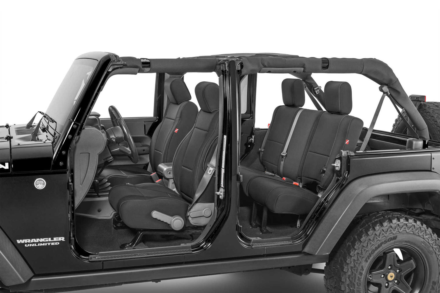 Diver Down Wrangler JK Unlimited Seat Cover for 07 Jeep JK Unlimited Neoprene Pair Diver Down