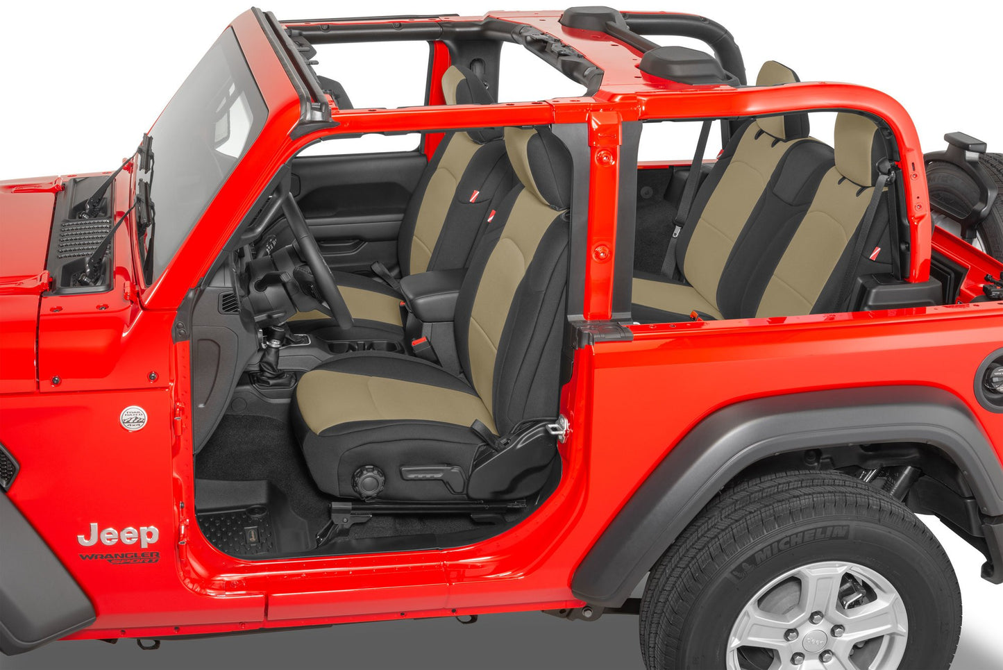 Jeep Wrangler Neoprene Seat Covers for 18-20 Jeep Wrangler JL 2-Door Diver Down-20