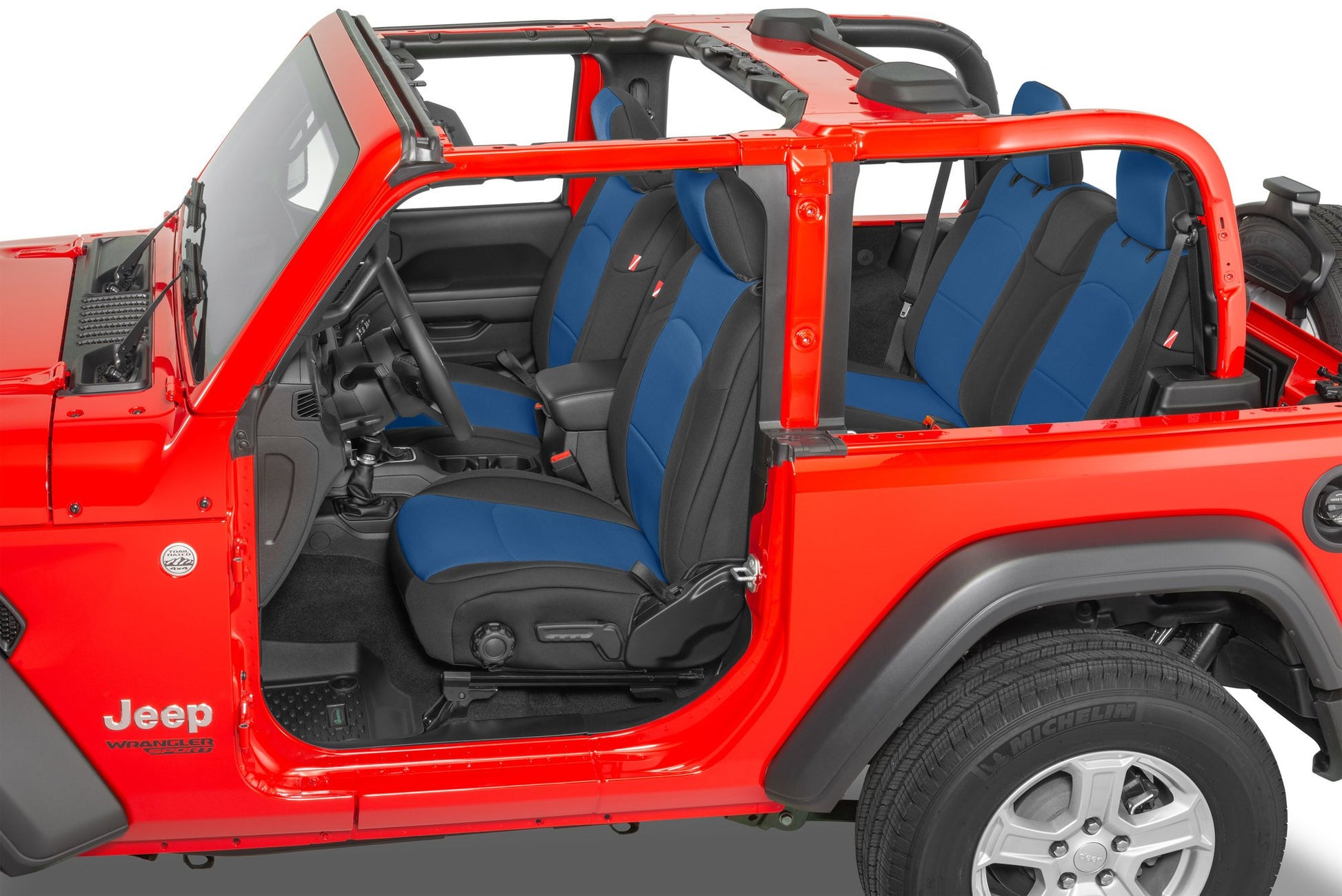 Jeep Wrangler Neoprene Seat Covers for 18-20 Jeep Wrangler JL 2-Door Diver Down-16