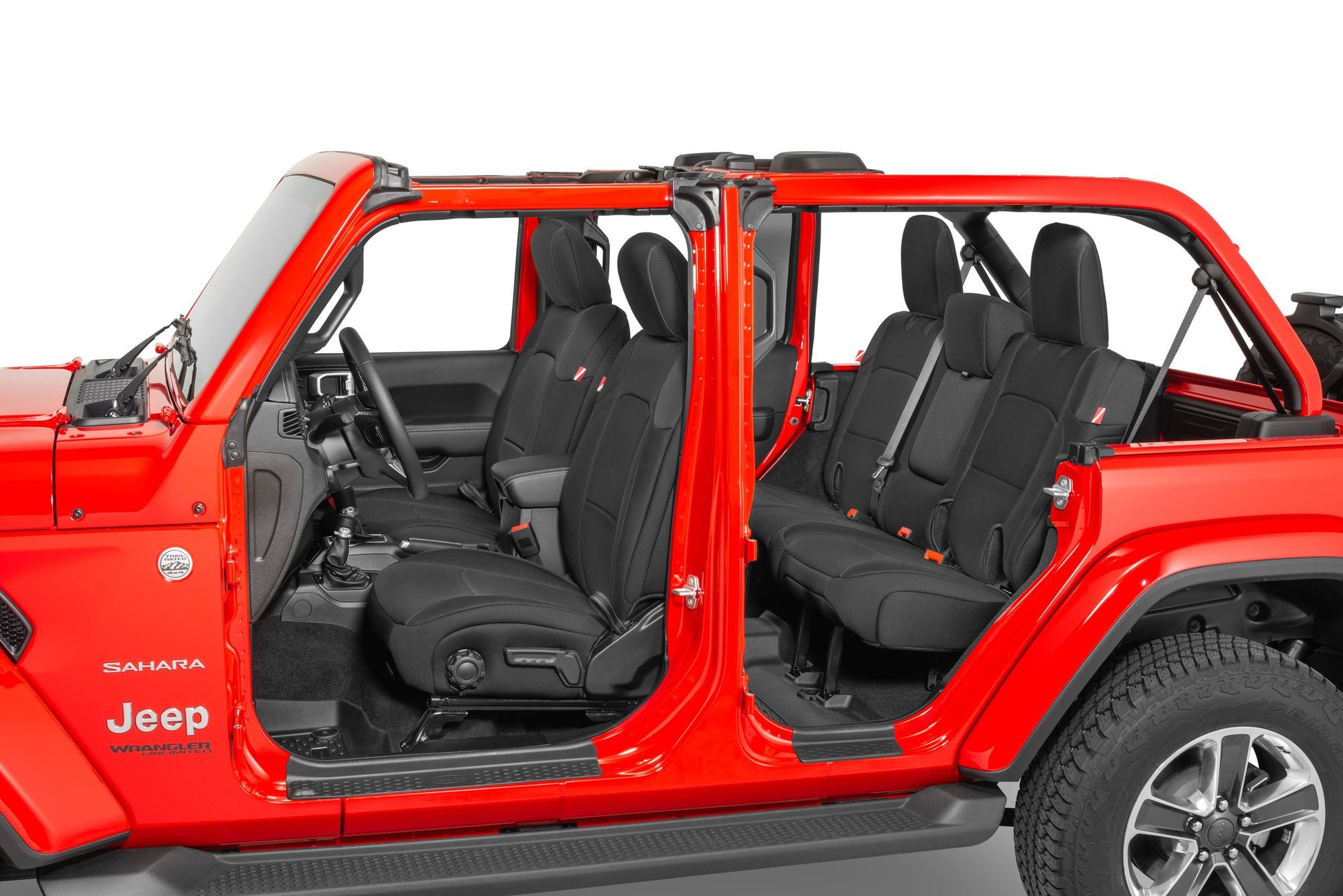 Diver Down Jeep Wrangler Neoprene Seat Covers for 18-20 Jeep Wrangler JL Unlimited 4-Door w/Leather Interior Diver Down