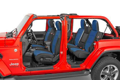 Jeep Wrangler Neoprene Seat Covers for 18-20 Jeep Wrangler JL Unlimited 4-Door w/Leather Interior Diver Down-24