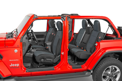 Jeep Wrangler Neoprene Seat Covers for 18-20 Jeep Wrangler JL Unlimited 4-Door w/Leather Interior Diver Down-6