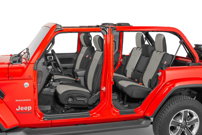 Jeep Wrangler Neoprene Seat Covers for 18-20 Jeep Wrangler JL Unlimited 4-Door w/Leather Interior Diver Down