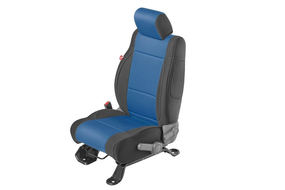 Diver Down Jeep Wrangler Neoprene Seat Covers with Free Center Console Cover for 07-10 Wrangler JK 2 Door Black Diver Down