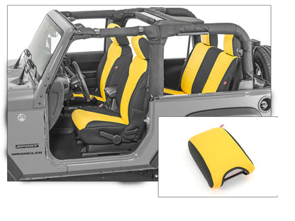 Jeep Wrangler Neoprene Seat Covers with Free Center Console Cover for 13-18 Wrangler JK 2 Door Diver Down-6