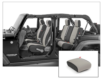 Jeep Wrangler Neoprene Seat Covers Front And Rear with Free Center Console Cover for 08-10 Wrangler Unlimited JK Diver Down