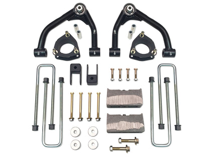 4 Inch Uni Ball Lift Kit 14-18 Silverado/Sierra 1500 4WD Fits Models with Aluminum OE Upper Control Arms or Stamped 2 Piece Steel Arms Tuff Country-1