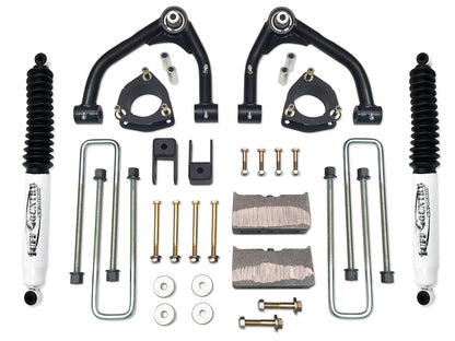 4 Inch Uni Ball Lift Kit 14-18 Silverado/Sierra 1500 4WD Fits Models with Aluminum OE Upper Control Arms or Stamped 2 Piece Steel Arms Tuff Country