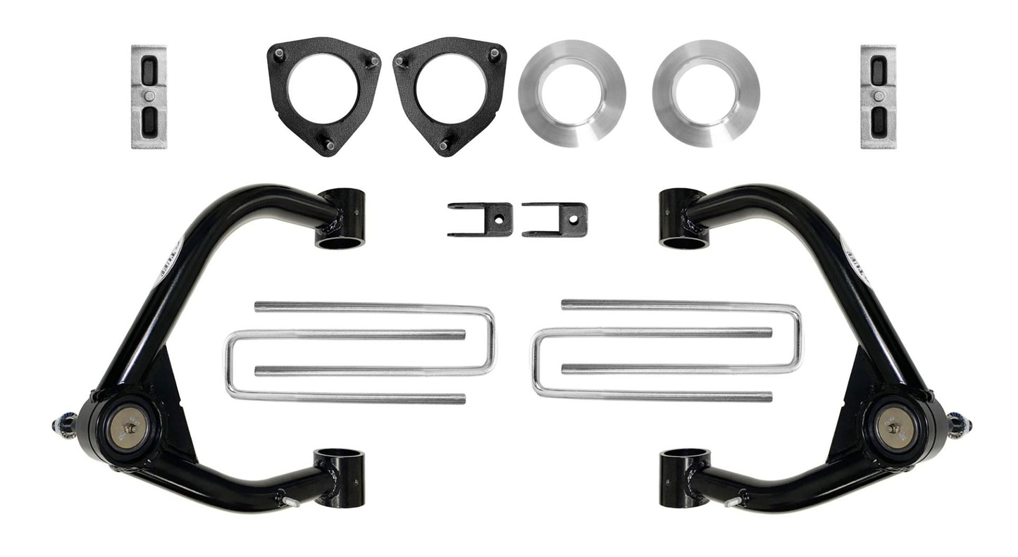 2019-2022 Chevy 1500 4WD 4 Inch Lift Kit w/ Upper Control Arms Tuff Country