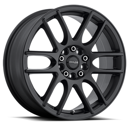 Aluminum 18x7.5 Mystique 141B Satin Black Raceline Wheels-2