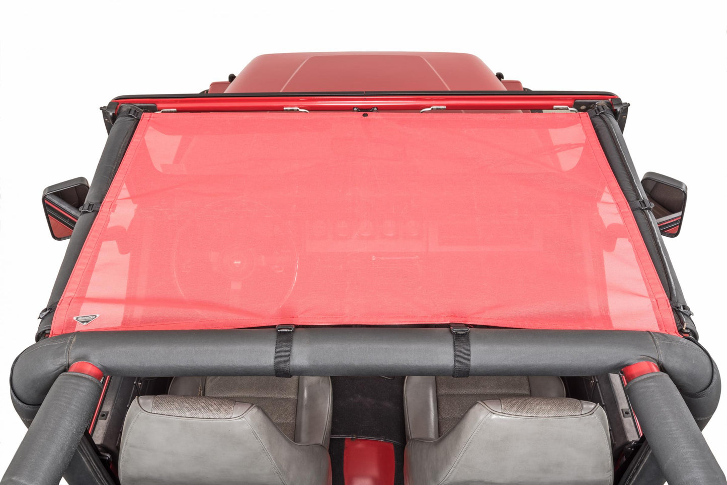 MasterTop Jeep YJ Mesh Bimini Top ShadeMaker For 87-95 Wrangler YJ MasterTop