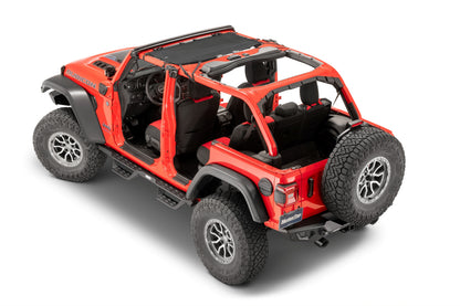 ShadeMaker Freedom Mesh Bimini Top 18-Present JLU/JT/JL Jeep Wrangler Black MasterTop