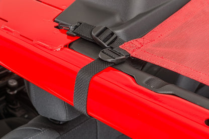 Jeep JK ShadeMaker Freedom Mesh Bimini Top For 07-18 Wrangler JK 2 Door MasterTop-6