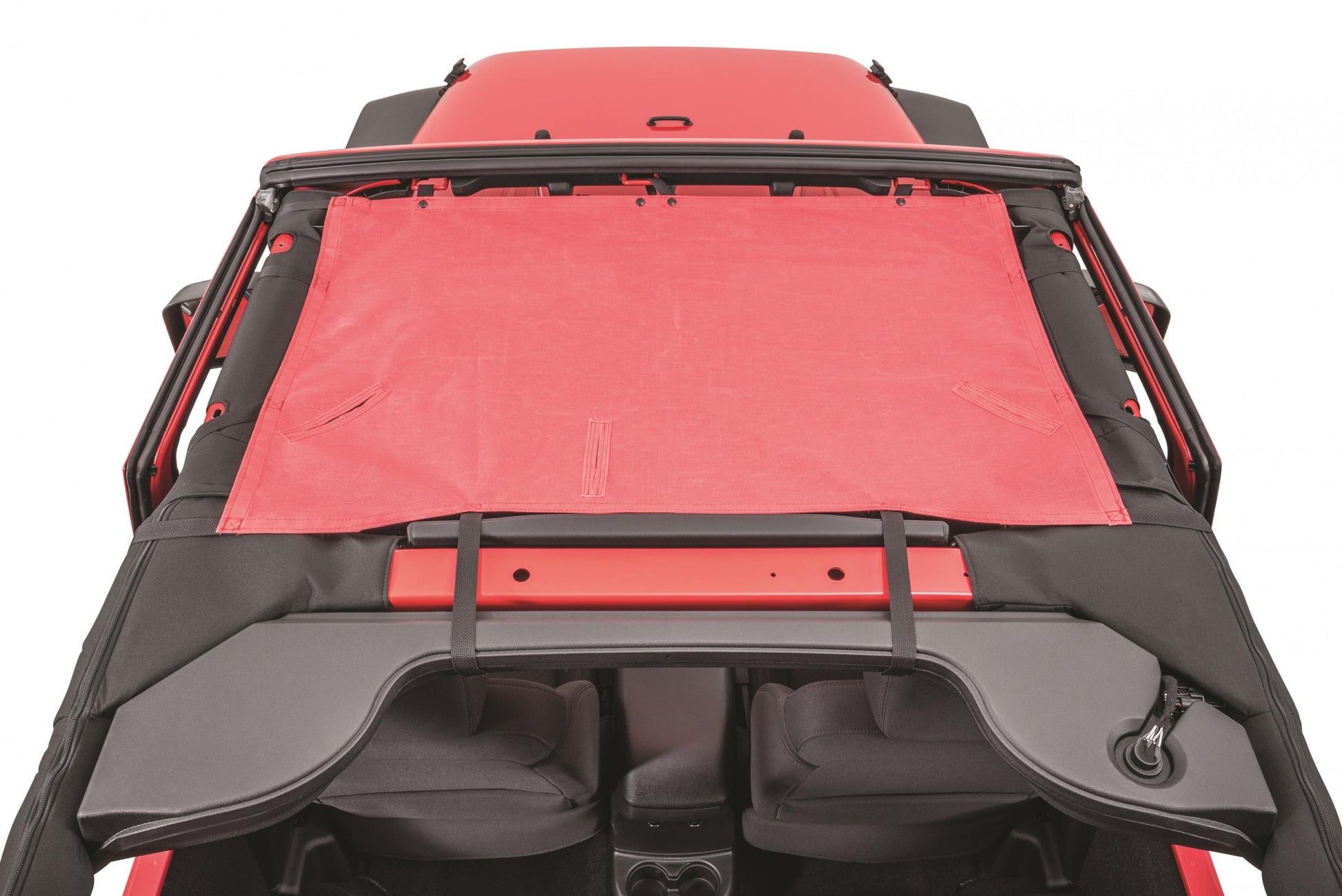 Jeep JK ShadeMaker Freedom Mesh Bimini Top For 07-18 Wrangler JK 2 Door MasterTop-5
