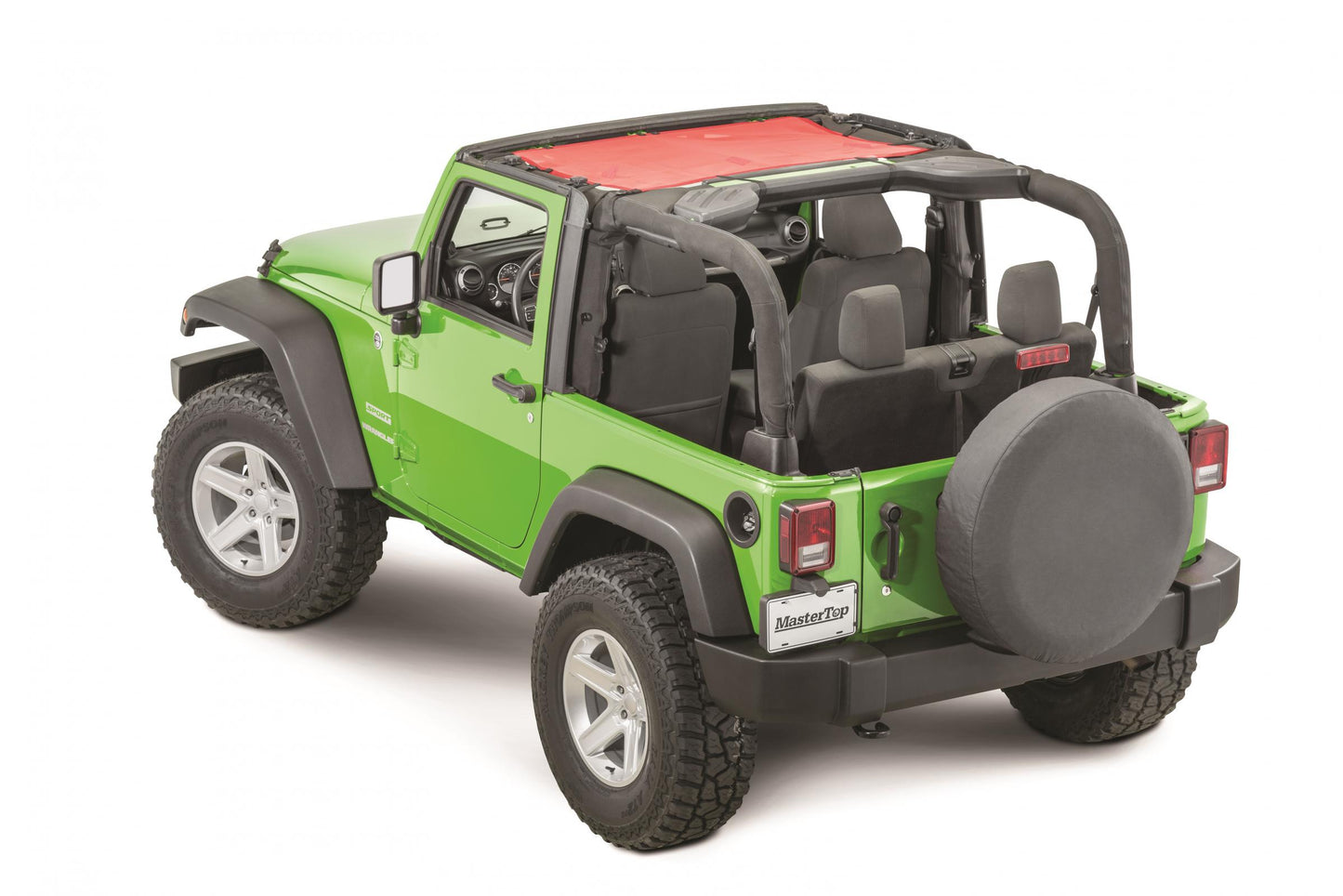 Jeep JK ShadeMaker Freedom Mesh Bimini Top For 07-18 Wrangler JK 2 Door MasterTop