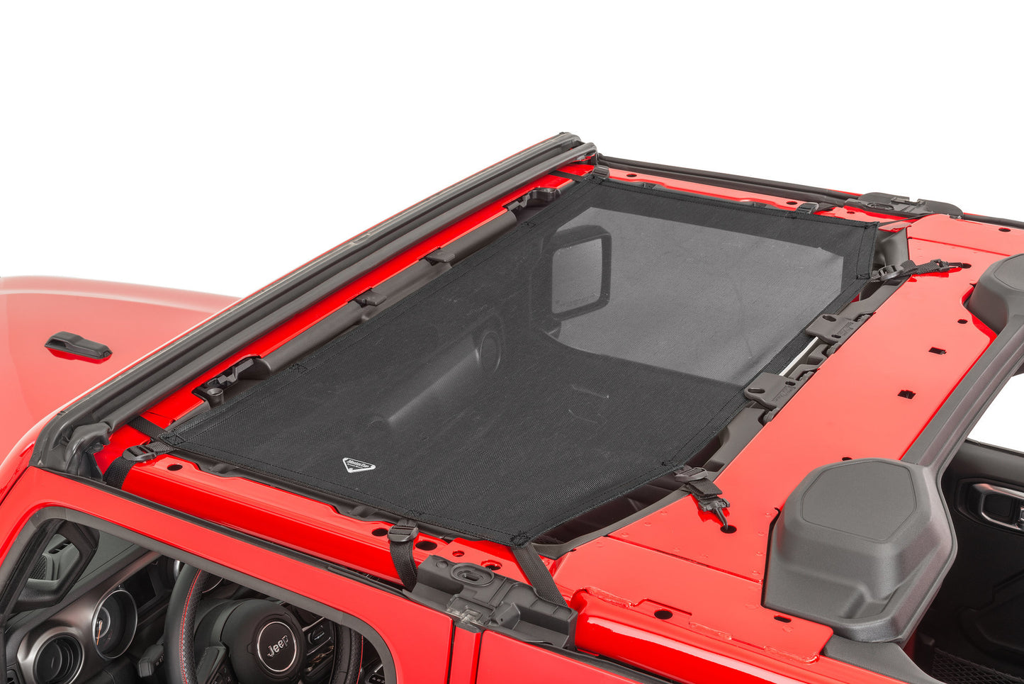 ShadeMaker Freedom Mesh Bimini Top Plus 18-Current JL Jeep Wrangler 2 Dr MasterTop-4