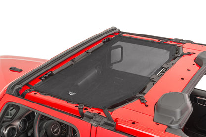 ShadeMaker Freedom Mesh Bimini Top Plus 18-Current JL Jeep Wrangler 2 Dr MasterTop-4