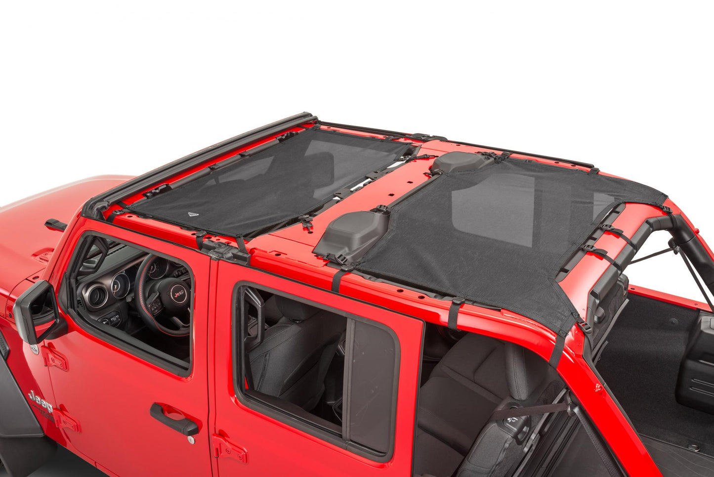 MasterTop Jeep JL ShadeMaker Freedom Mesh Bimini Top Plus For 18-Current Wrangler JL 4 Door MasterTop