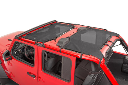 Jeep JL ShadeMaker Freedom Mesh Bimini Top Plus For 18-Current Wrangler JL 4 Door MasterTop-5