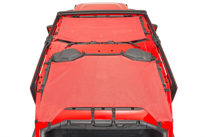 Jeep JL ShadeMaker Freedom Mesh Bimini Top Plus For 18-Current Wrangler JL 4 Door MasterTop-8