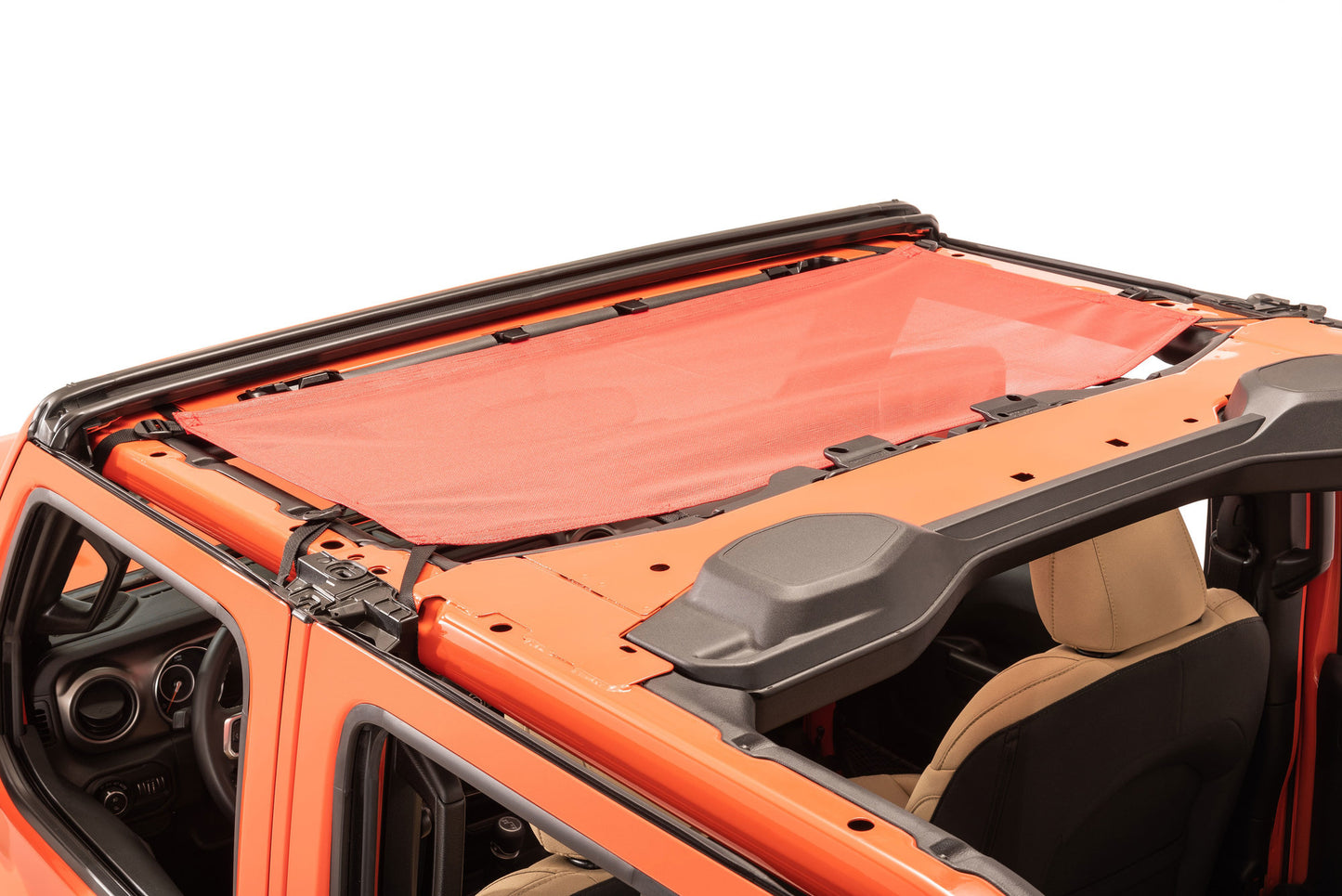 MasterTop ShadeMaker Freedom Mesh Bimini Top Plus 2020-Current JT Jeep Gladiator 4 Dr MasterTop