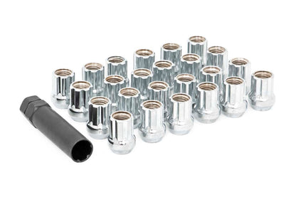 M14 x 2.0 Lug Nut Set of 24 Chrome Open End Rough Country