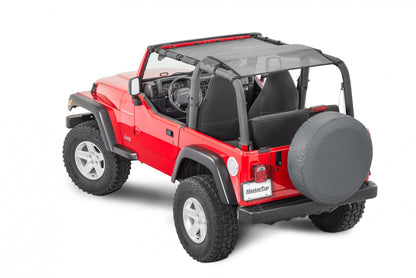Jeep TJ/YJ Mesh Bimini Top ShadeMaker Plus For 92-06 Wrangler TJ/YJ MasterTop-3
