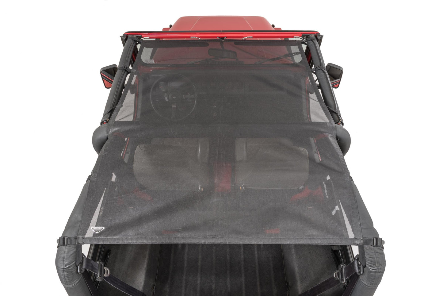 MasterTop Jeep TJ/YJ Mesh Bimini Top ShadeMaker Plus For 92-06 Wrangler TJ/YJ MasterTop