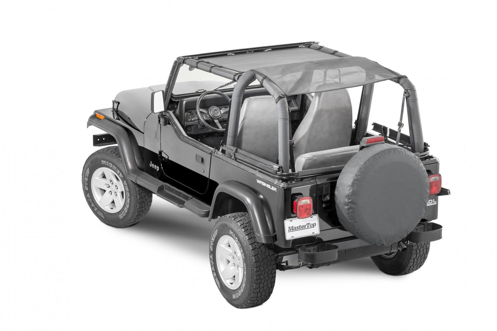 Jeep TJ/YJ Mesh Bimini Top ShadeMaker Plus For 92-06 Wrangler TJ/YJ MasterTop-5